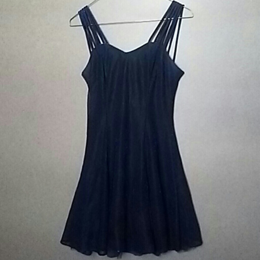 All that jazz formal blue/black shiny dress